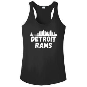 Detroit Rams City View Ladies PosiCharge Competitor Racerback Tank