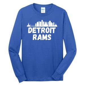 Detroit Rams City View Tall Long Sleeve T-Shirt