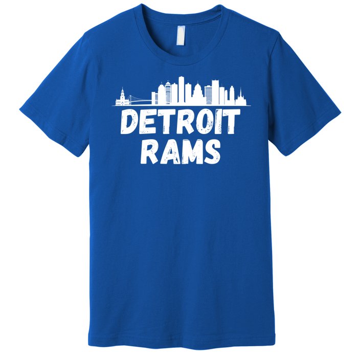 Detroit Rams City View Premium T-Shirt