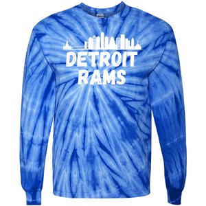 Detroit Rams City View Tie-Dye Long Sleeve Shirt