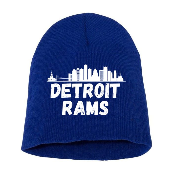 Detroit Rams City View Short Acrylic Beanie