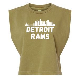 Detroit Rams City View Garment-Dyed Women's Muscle Tee