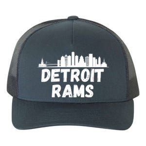 Detroit Rams City View Yupoong Adult 5-Panel Trucker Hat