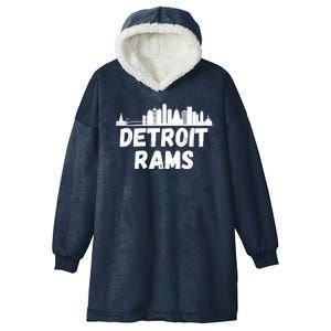 Detroit Rams City View Hooded Wearable Blanket