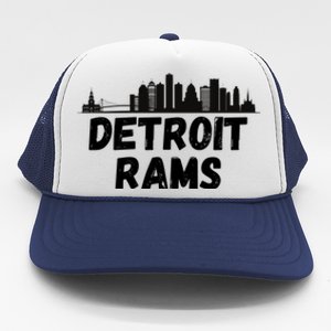 Detroit Rams City View Trucker Hat