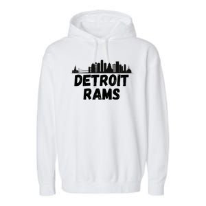 Detroit Rams City View Garment-Dyed Fleece Hoodie