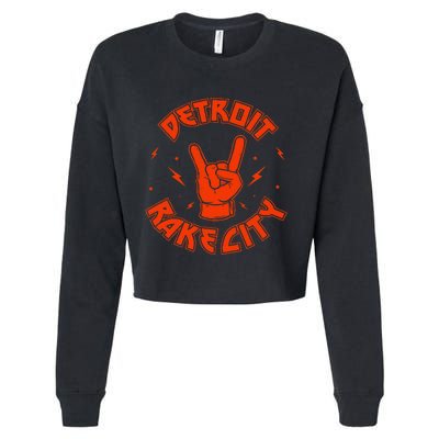 Detroit Rake City Detroit Lovers Cropped Pullover Crew