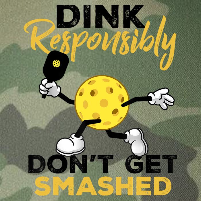 Dink Responsibly Don't Get Smashed Funny Pickleball Player Legacy Tie Dye Trucker Hat