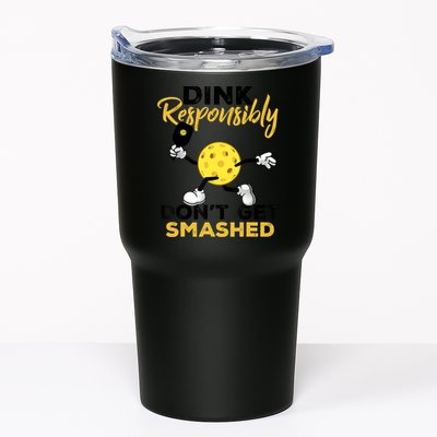 Dink Responsibly Don't Get Smashed Funny Pickleball Player Tumbler