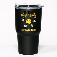 Dink Responsibly Don't Get Smashed Funny Pickleball Player Tumbler