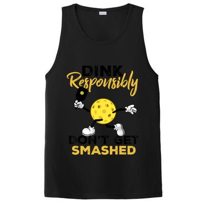 Dink Responsibly Don't Get Smashed Funny Pickleball Player PosiCharge Competitor Tank