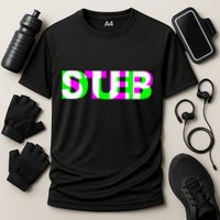 Dubstep Raver Dj Party Cooling Performance Crew T-Shirt