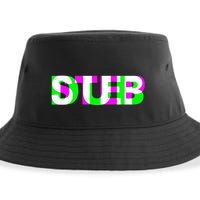 Dubstep Raver Dj Party Sustainable Bucket Hat
