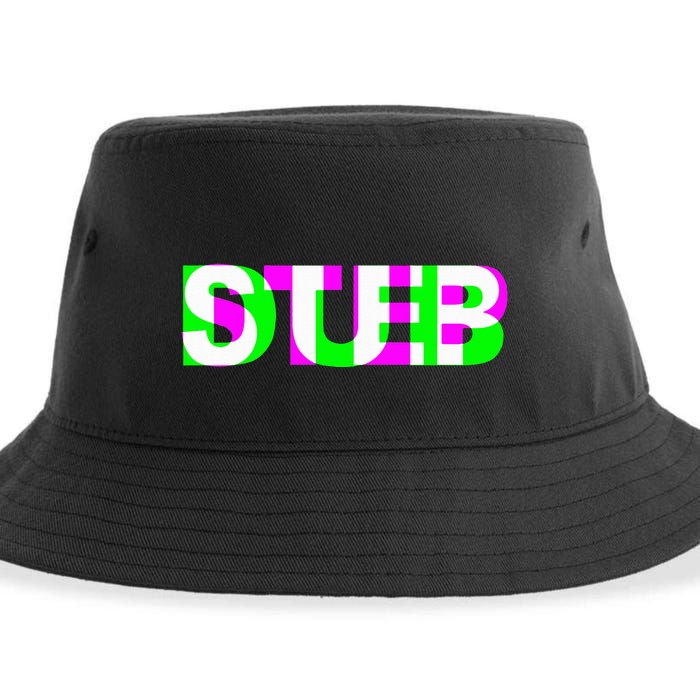 Dubstep Raver Dj Party Sustainable Bucket Hat