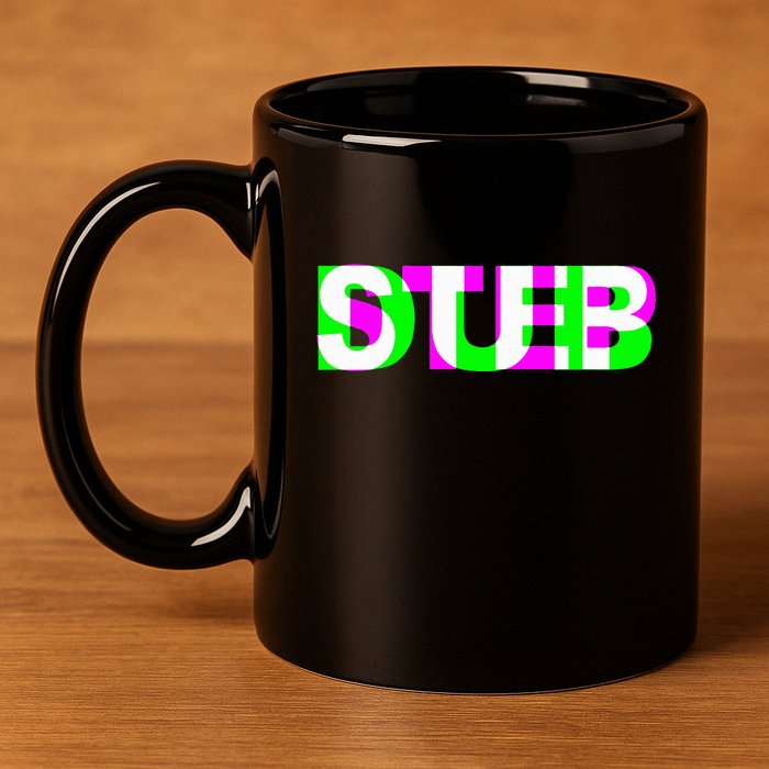 Dubstep Raver Dj Party 11oz C Handle Ceramic Mug