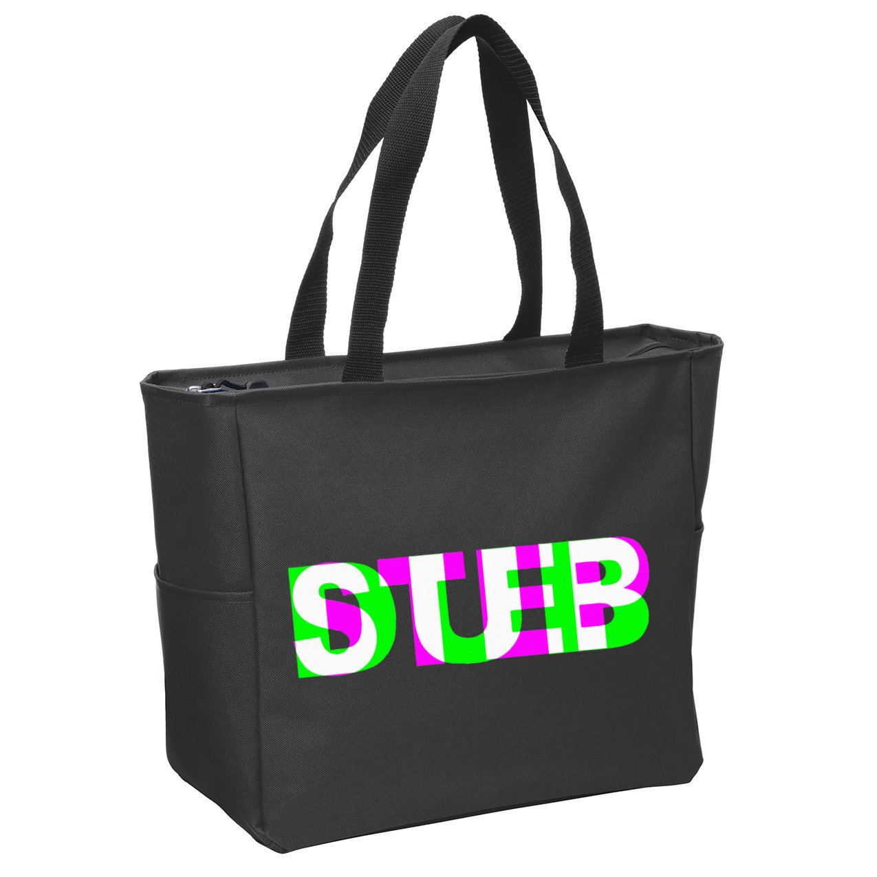 Dubstep Raver Dj Party Zip Tote Bag
