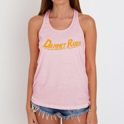 Dammit Randy Women's Knotted Racerback Tank