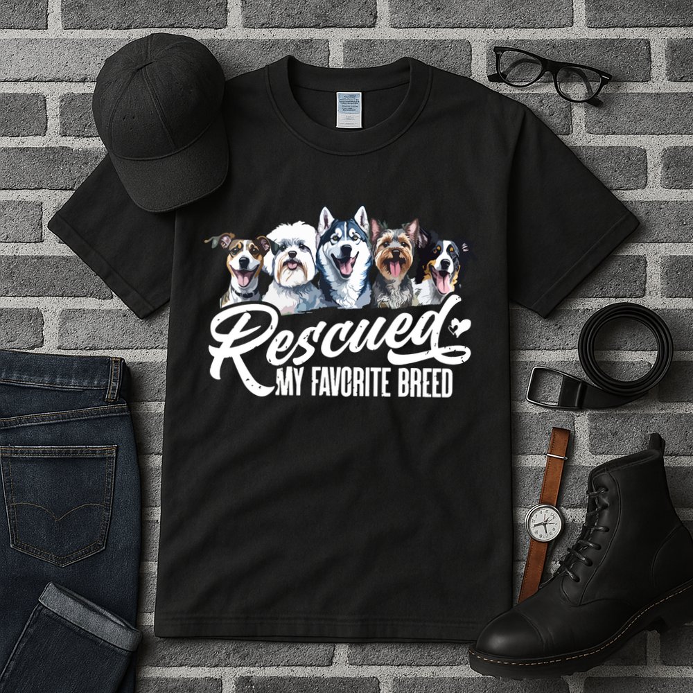 Dog Rescue Dog Dog Adoption Adopted Dog Dog Lover Tall T-Shirt