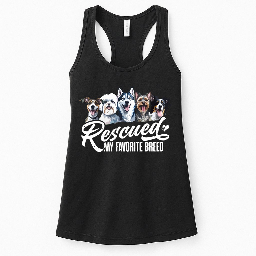 Dog Rescue Dog Dog Adoption Adopted Dog Dog Lover Womens Tank Top