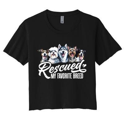 Dog Rescue Dog Dog Adoption Adopted Dog Dog Lover Crop Top