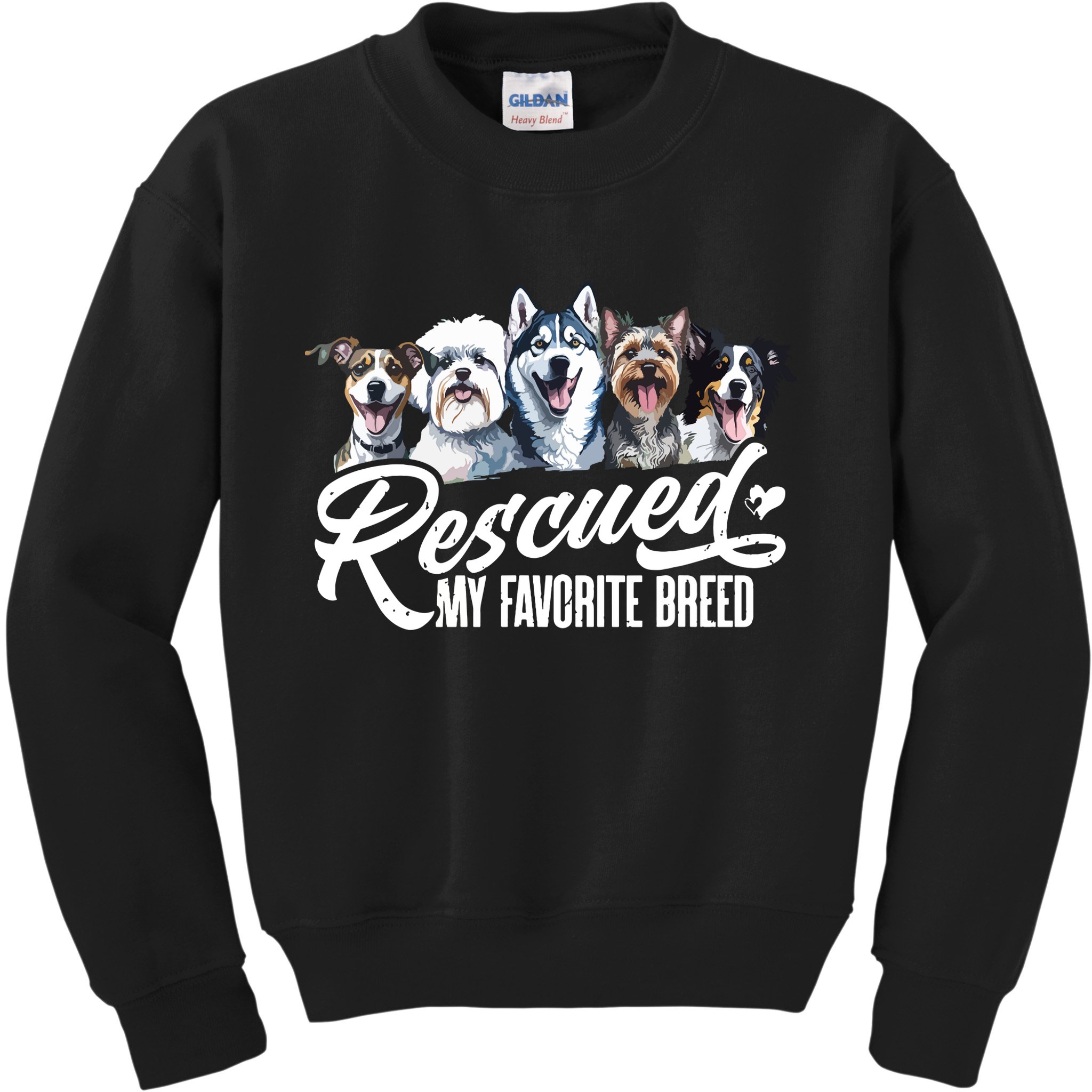 Dog Rescue Dog Dog Adoption Adopted Dog Dog Lover Kids Sweatshirt