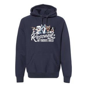 Dog Rescue Dog Dog Adoption Adopted Dog Dog Lover Premium Hoodie