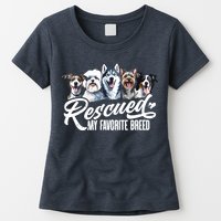 Dog Rescue Dog Dog Adoption Adopted Dog Dog Lover Womens T-Shirt