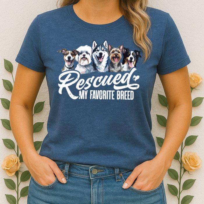 Dog Rescue Dog Dog Adoption Adopted Dog Dog Lover Womens T-Shirt