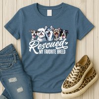 Dog Rescue Dog Dog Adoption Adopted Dog Dog Lover Womens T-Shirt