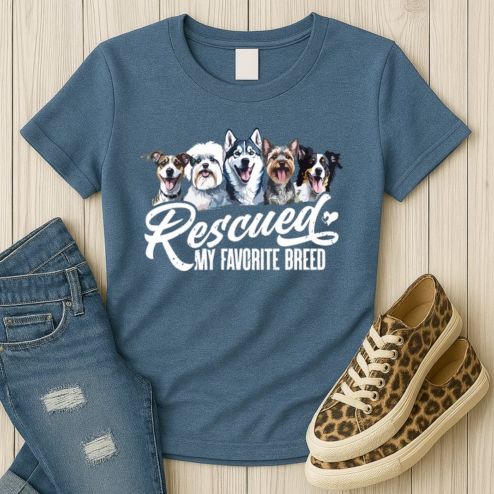 Dog Rescue Dog Dog Adoption Adopted Dog Dog Lover Womens T-Shirt