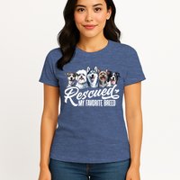 Dog Rescue Dog Dog Adoption Adopted Dog Dog Lover Womens T-Shirt