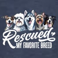 Dog Rescue Dog Dog Adoption Adopted Dog Dog Lover Womens T-Shirt