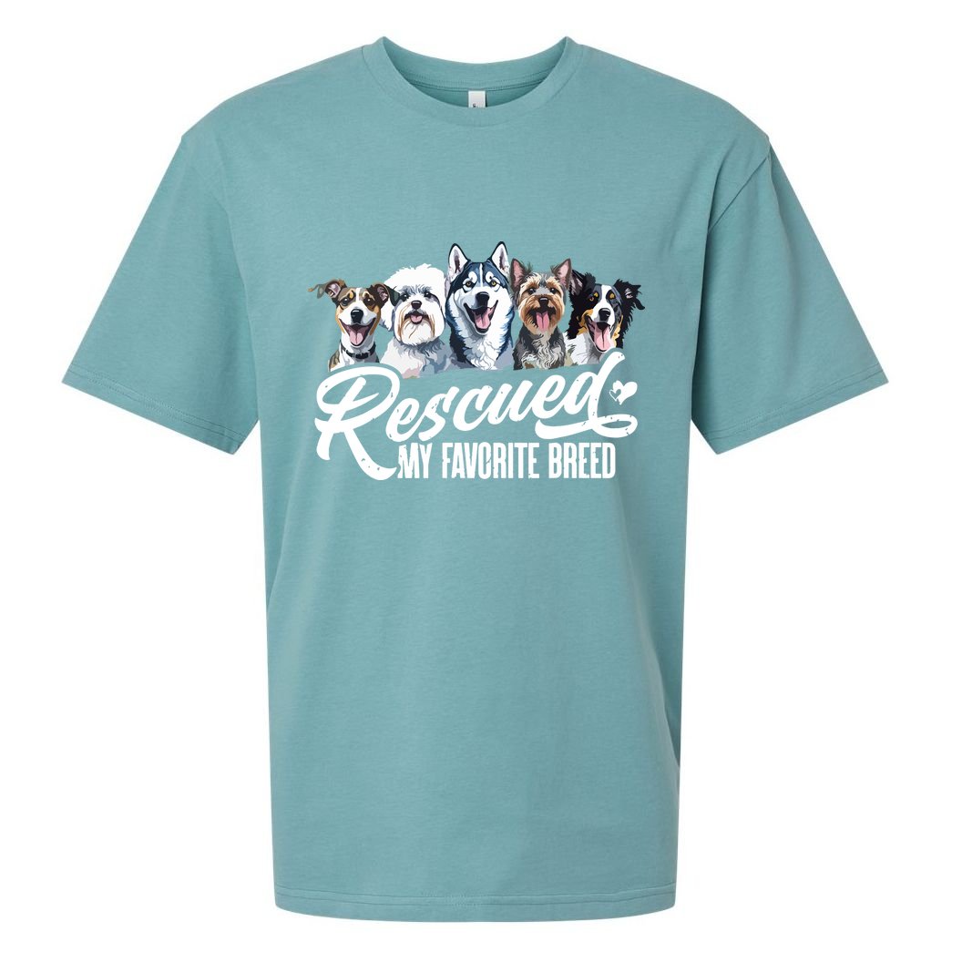 Dog Rescue Dog Dog Adoption Adopted Dog Dog Lover Sueded Cloud Jersey T-Shirt