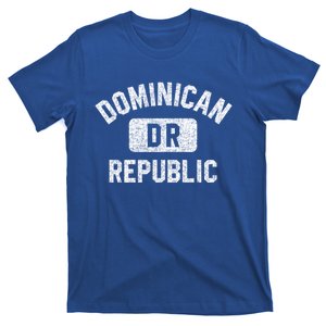 Dominican Republic Dr Gym Style Distressed White Print Cool Gift T-Shirt