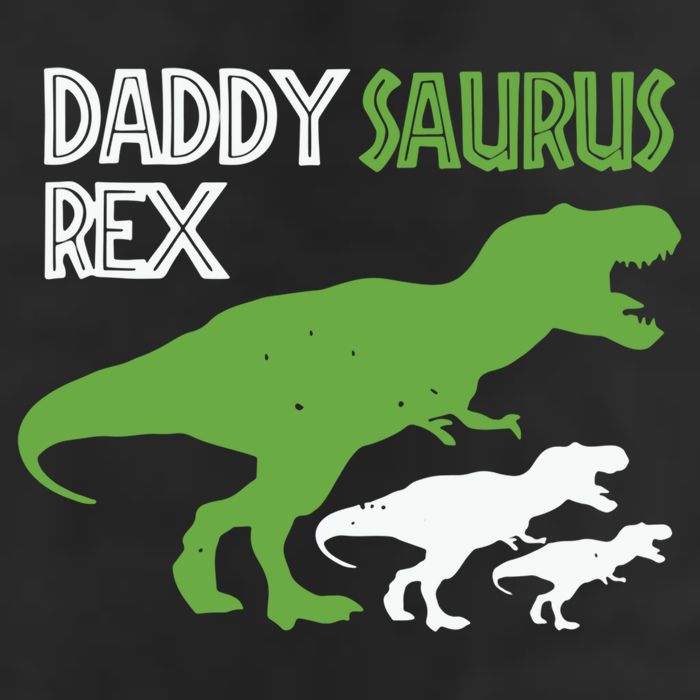 Daddysaurus Rex Daddy Saurus T Rex Dad Of Two Fathers Day Gift Cool Comfort Performance Bucket Hat