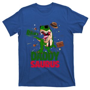 Daddysaurus Rex Dinosaur Funny Fathers Day Family Matching Cute Gift T-Shirt