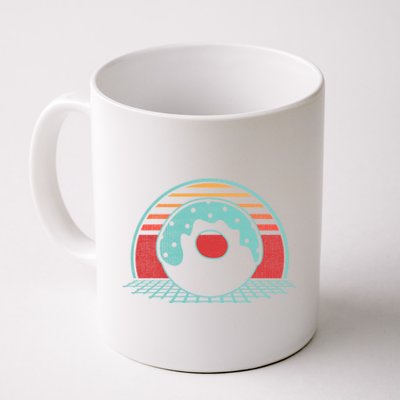 Donut Retro Doughnut Vintage 80s Style Gift Funny Gift Coffee Mug