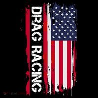 Drag Racing Flat Bill Trucker Hat