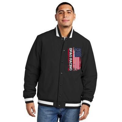 Drag Racing Insulated Varsity Jacket