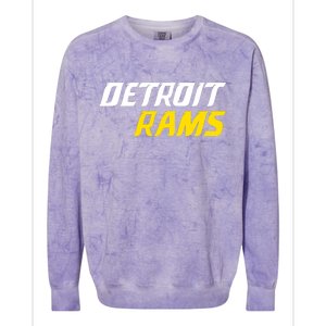 Detroit Rams Colorblast Crewneck Sweatshirt