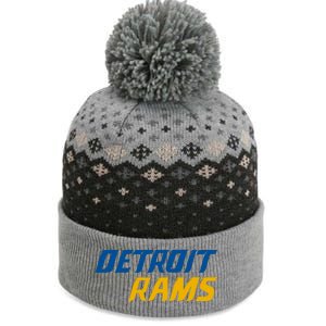 Detroit Rams The Baniff Cuffed Pom Beanie