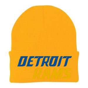 Detroit Rams Knit Cap Winter Beanie