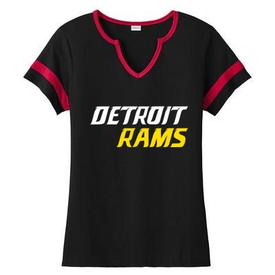 Detroit Rams Ladies Halftime Notch Neck Tee