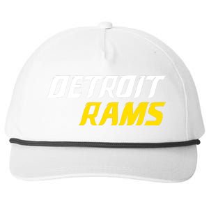 Detroit Rams Snapback Five-Panel Rope Hat