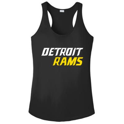 Detroit Rams Ladies PosiCharge Competitor Racerback Tank