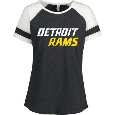 Detroit Rams Enza Ladies Jersey Colorblock Tee