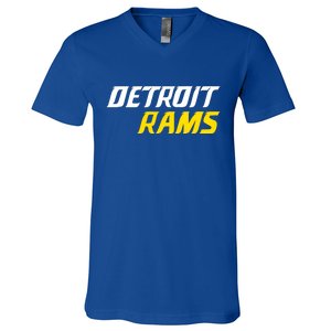 Detroit Rams V-Neck T-Shirt