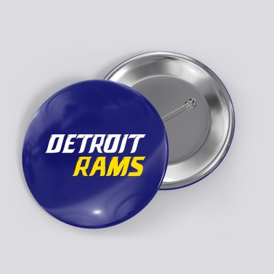 Detroit Rams Button