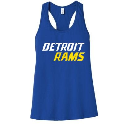 Detroit Rams Women's Racerback Tank