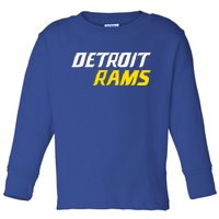 Detroit Rams Toddler Long Sleeve Shirt